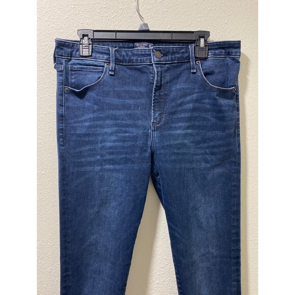 Abercrombie & Fitch Simone High Rise Super Skinny Jeans Womens 32/14R - Picture 2 of 8